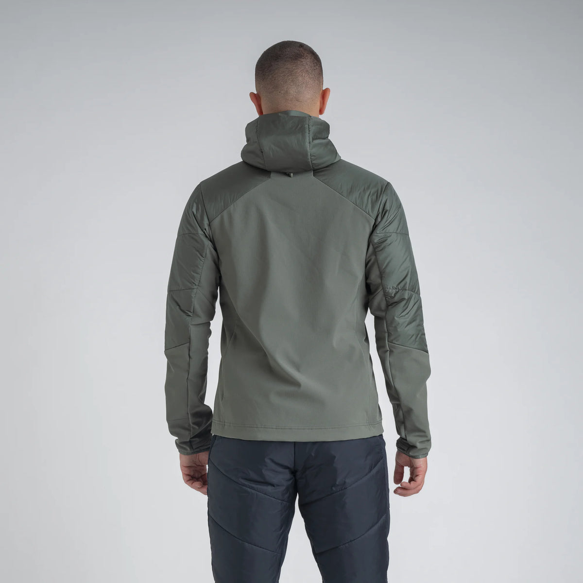 Spiro Men's Insulated Hybrid Jacket — Thyme Green