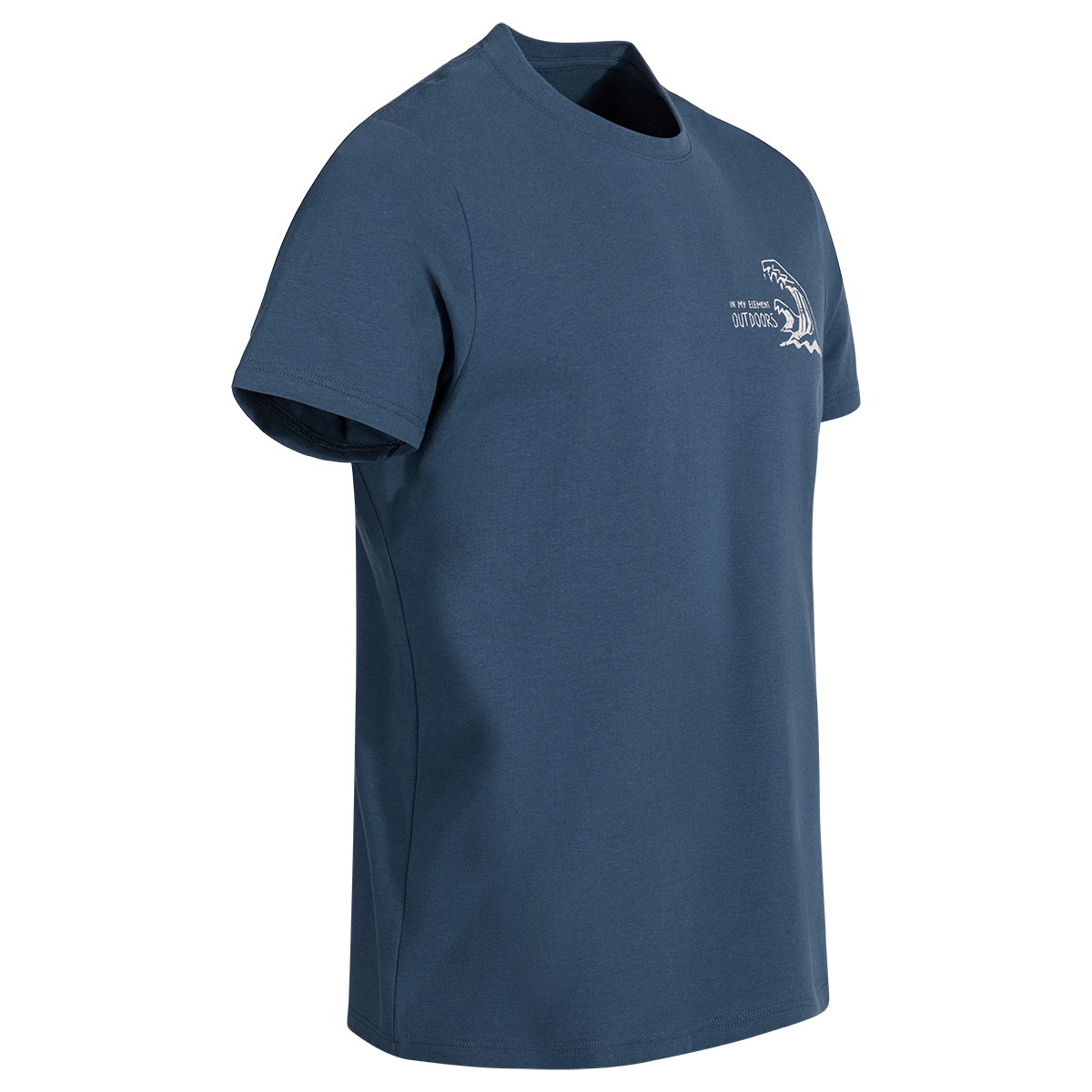 Arbo Men's Organic Cotton T-shirt in Navy Water