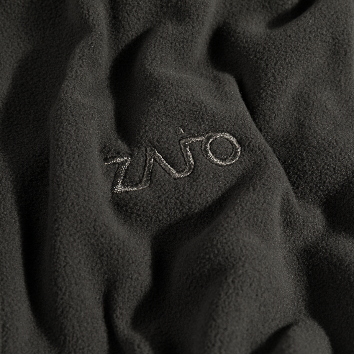 Auro Women's Fleece Zip Top in Black Olive