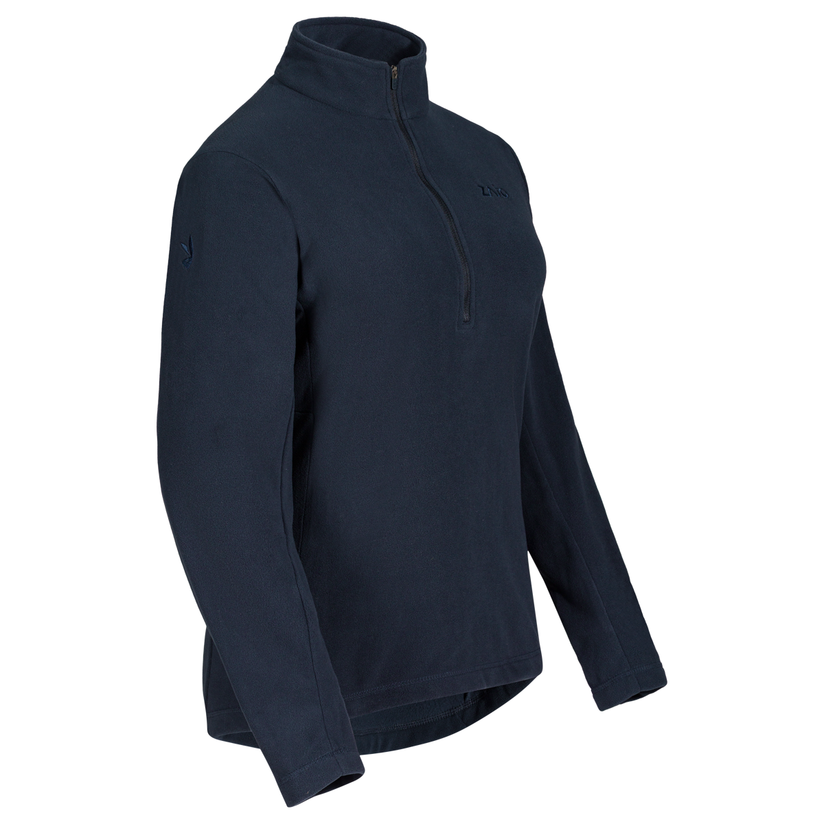 Auro Women's Fleece Zip Top in Dark Navy