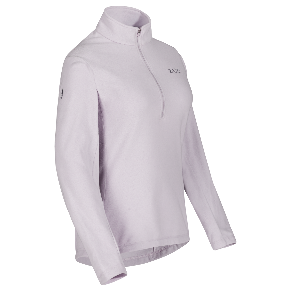 Auro Women's Fleece Zip Top in Lilac Ash