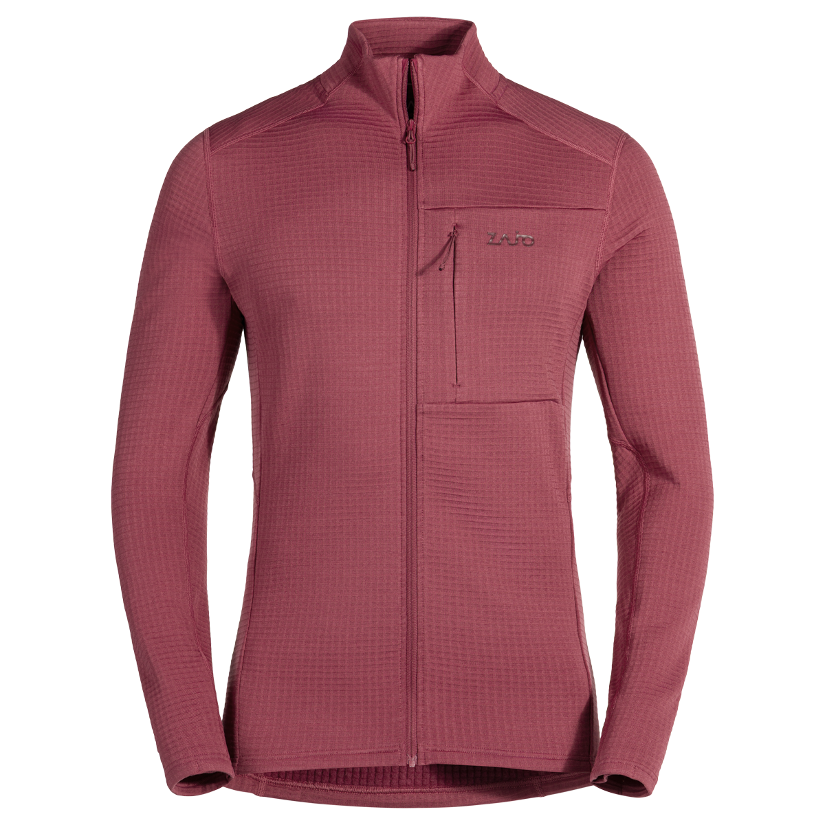 Kovri Men's Merino Grid Jacket in Earth Red