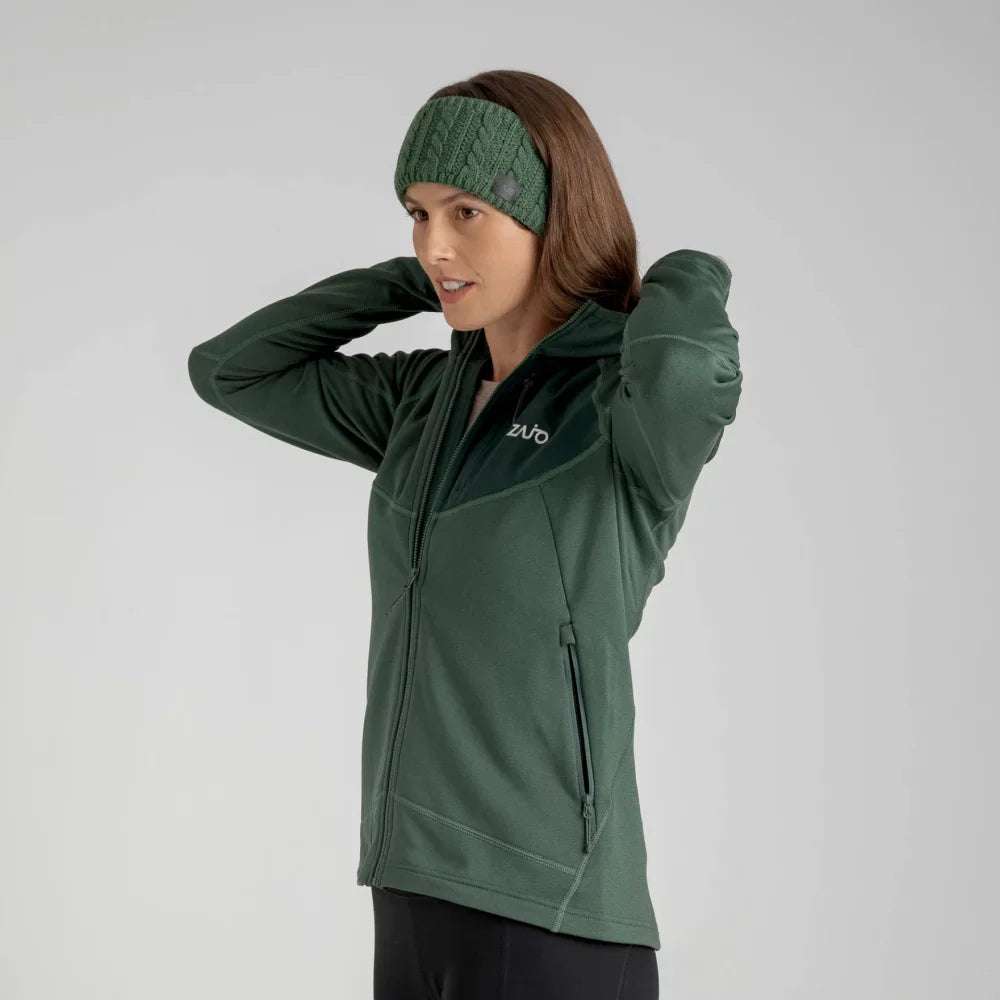 Amiko Fleecejacke mit Kapuze für Damen