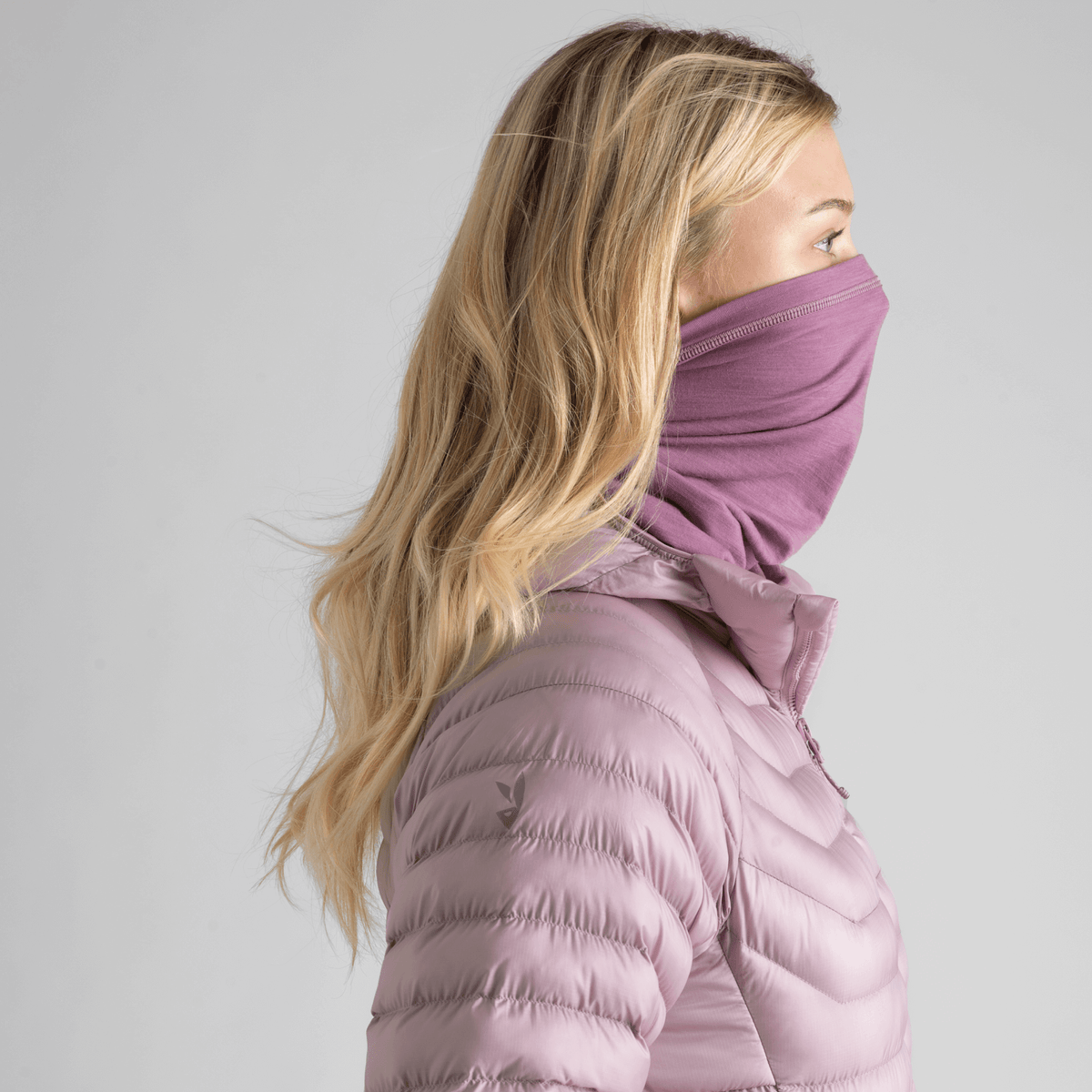 Senti Merino Neckwarmer — Purple