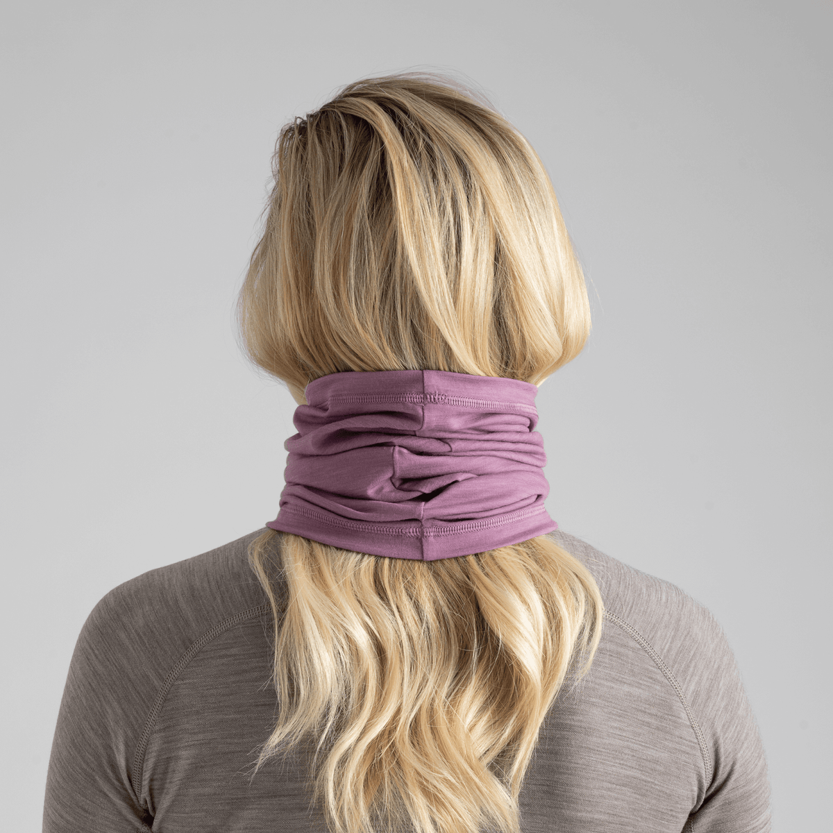 Senti Merino Neckwarmer — Lila Haze