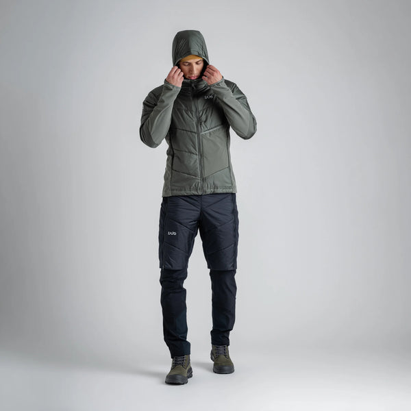 Spiro Men's Insulated Hybrid Jacket — Dove Grey