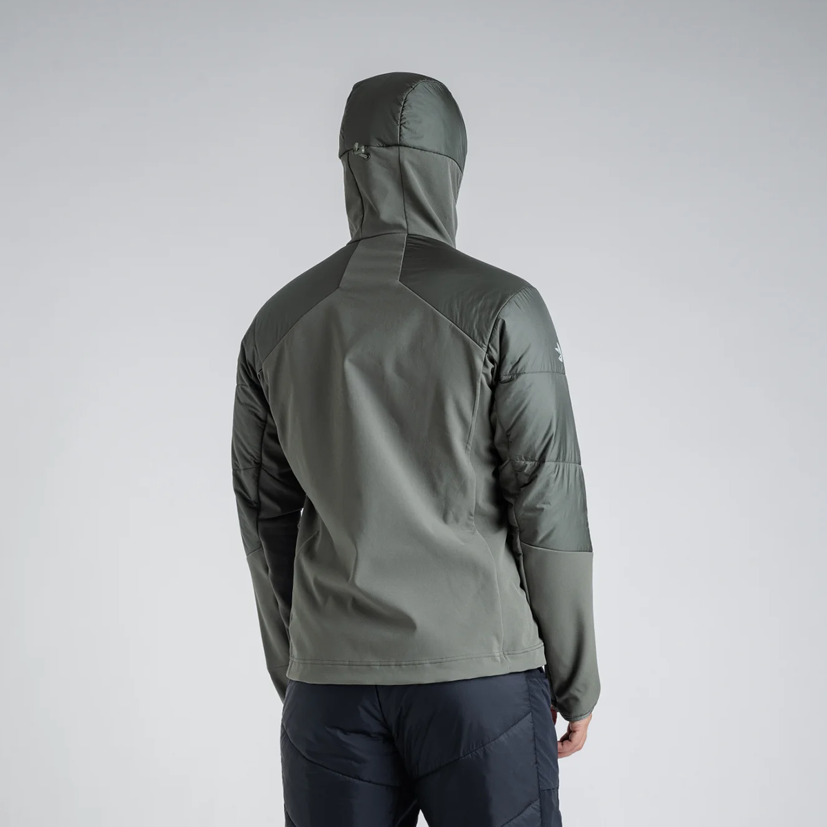 Spiro Men's Insulated Hybrid Jacket — Grey Navy