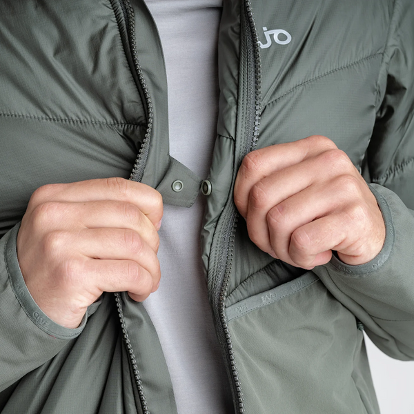 Spiro Men's Insulated Hybrid Jacket — Grey Navy