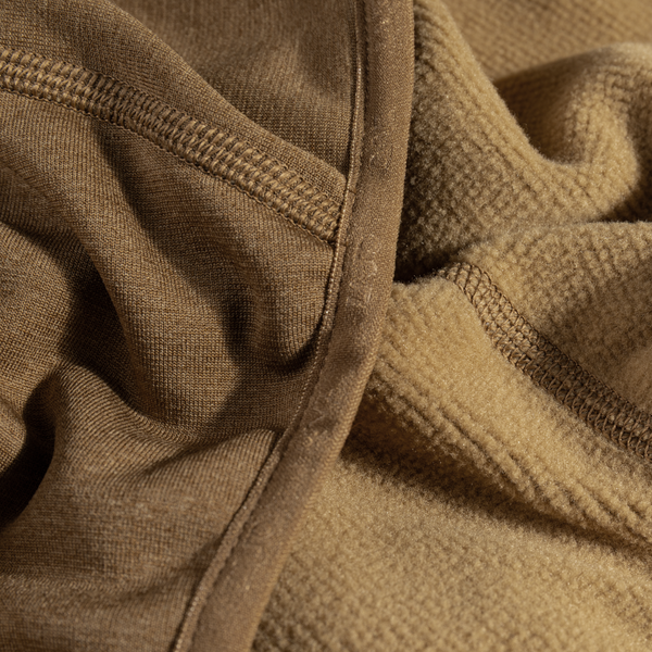 Amiko Men's Fleece Hooded Jacket — Golden Brown