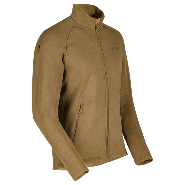 Amiko Men's Fleece Jacket in Golden Brown