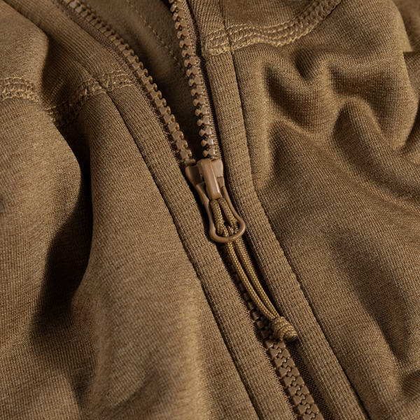Amiko Men's Fleece Jacket in Golden Brown