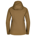 Amiko Fleecejacke mit Kapuze für Damen, Farbe Golden Brown