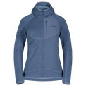 Amiko Fleecejacke mit Kapuze für Damen, Farbe Harbor Blue