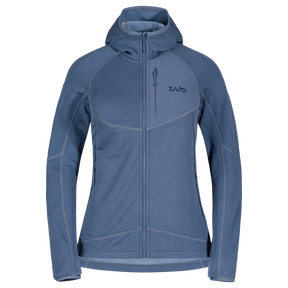 Amiko Fleecejacke mit Kapuze für Damen, Farbe Harbor Blue