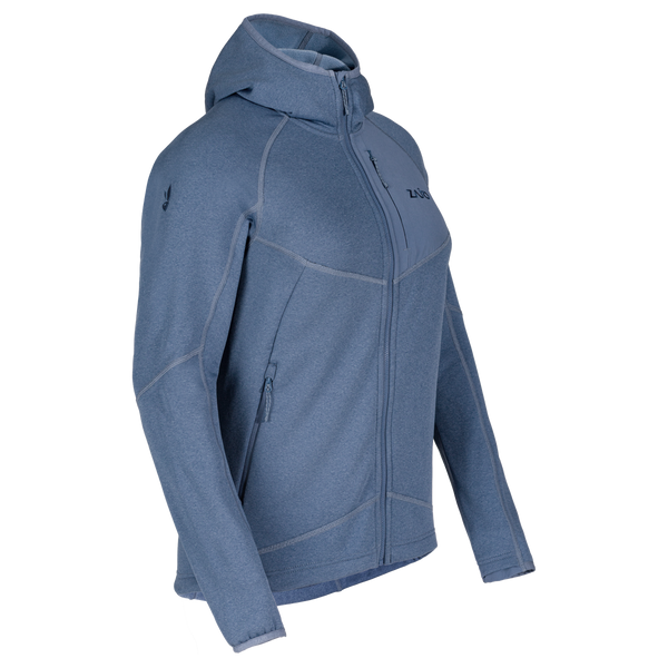 Amiko Fleecejacke mit Kapuze für Damen, Farbe Harbor Blue