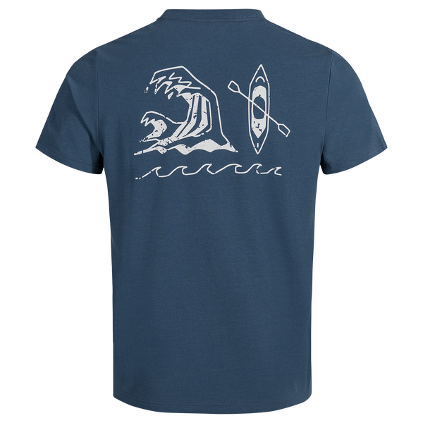 Arbo Men's Organic Cotton T-shirt in Navy Water