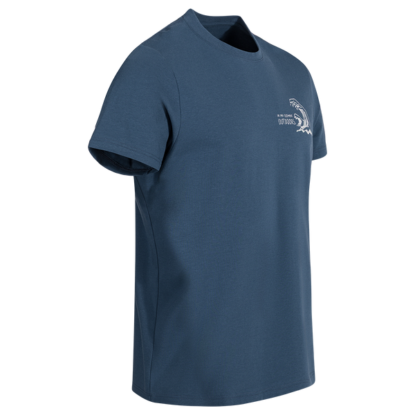 Arbo Men's Organic Cotton T-shirt in Navy Water