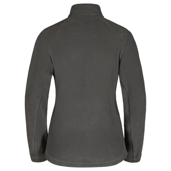 Auro Women's Fleece Zip Top in Black Olive