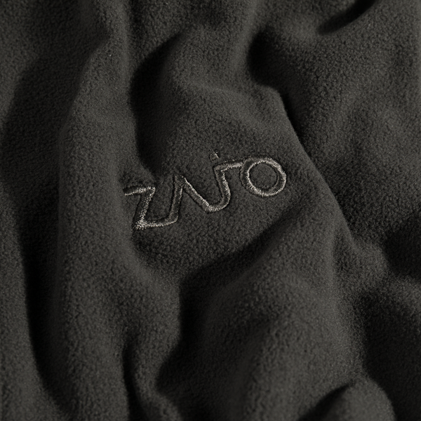 Auro Women's Fleece Zip Top in Black Olive