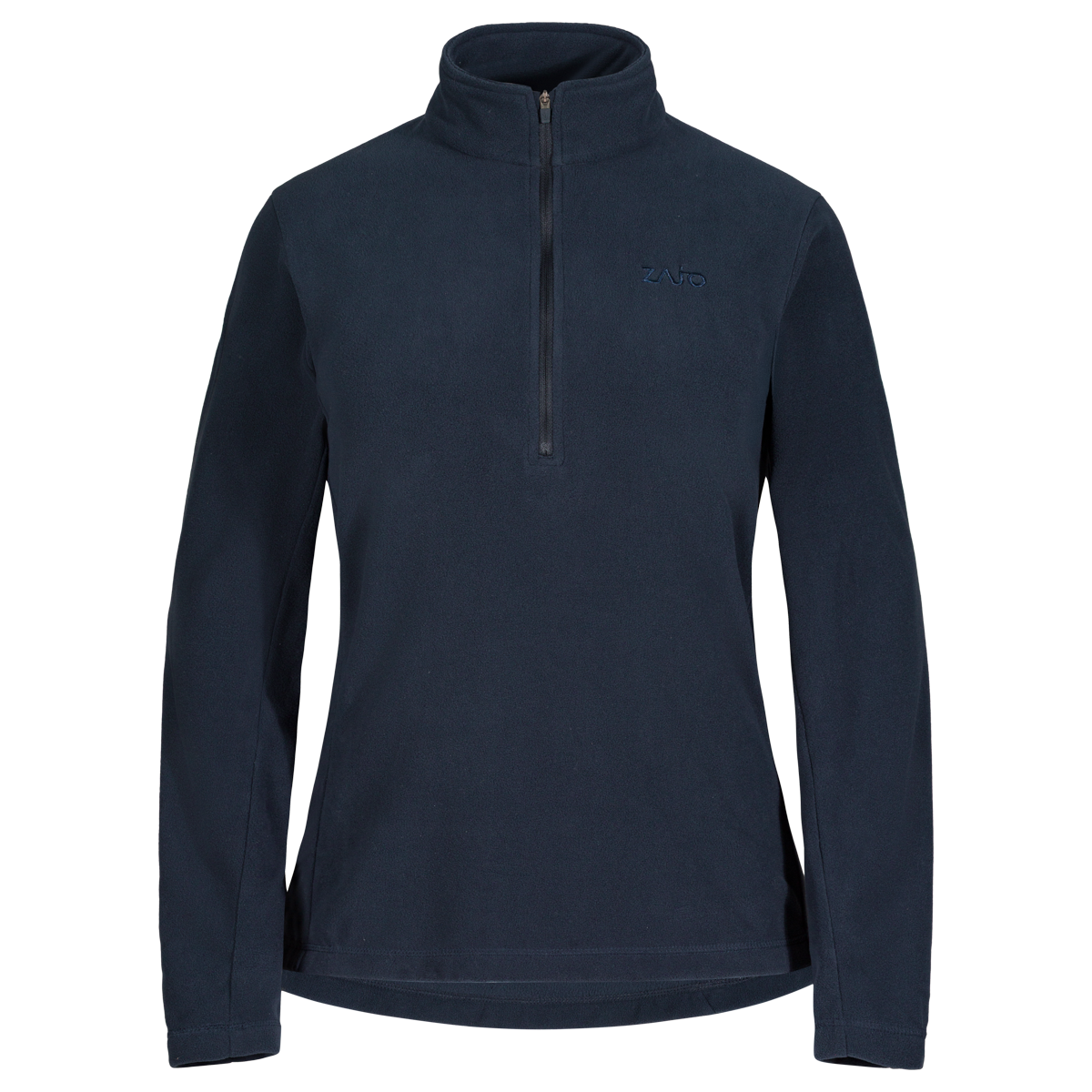 Auro Women's Fleece Zip Top in Dark Navy