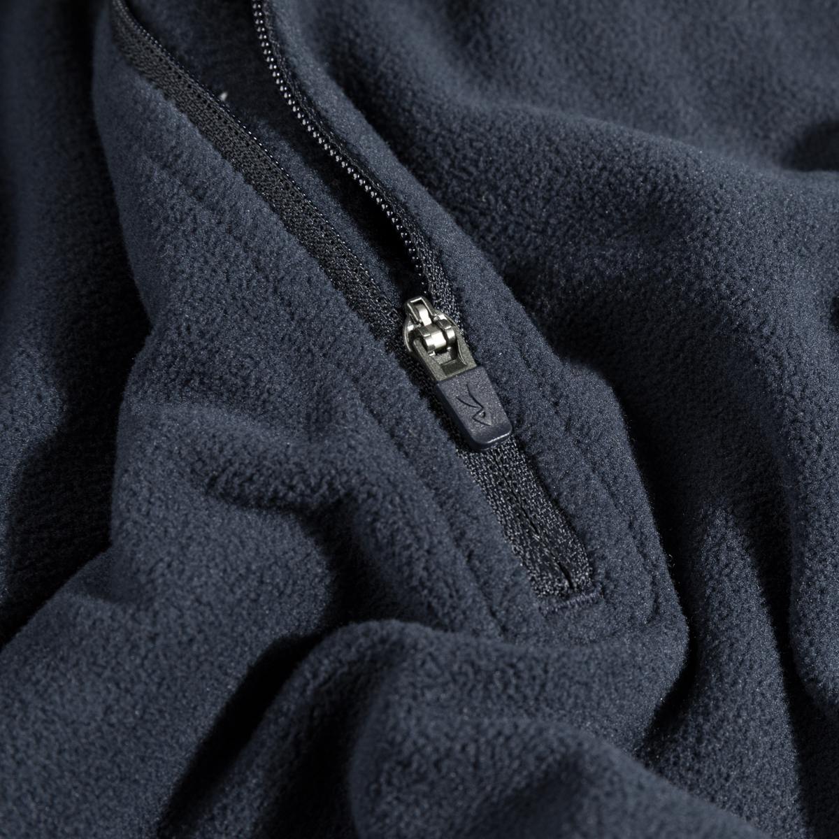Auro Women's Fleece Zip Top in Dark Navy