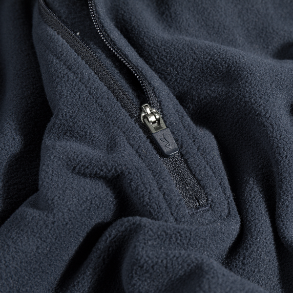 Auro Women's Fleece Zip Top in Dark Navy