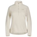 Auro Women's Fleece Zip Top in Light Beige