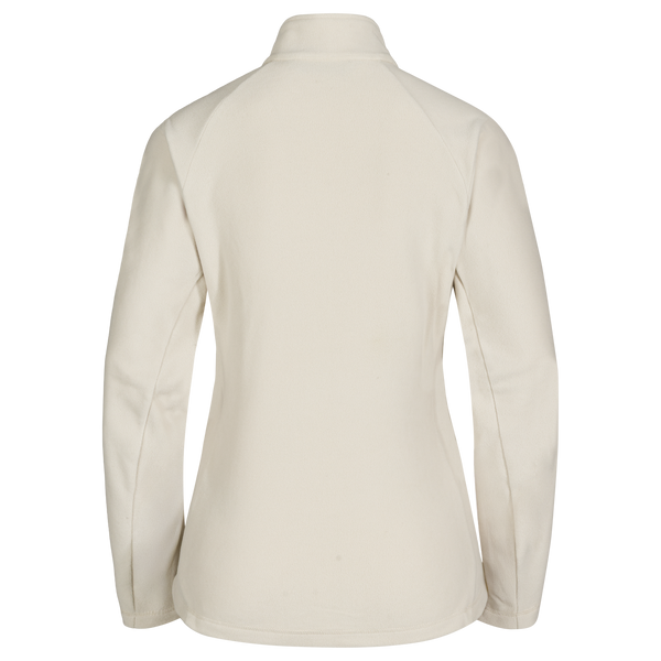 Auro Women's Fleece Zip Top in Light Beige