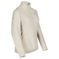 Auro Women's Fleece Zip Top in Light Beige