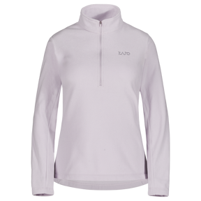 Auro Women's Fleece Zip Top in Lilac Ash