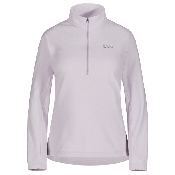 Auro Women's Fleece Zip Top in Lilac Ash