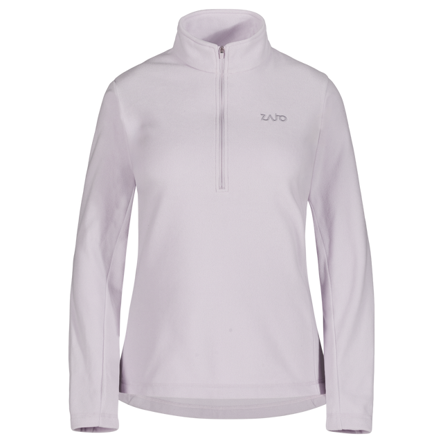 Auro Women's Fleece Zip Top in Lilac Ash