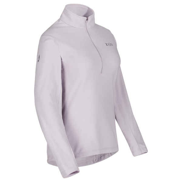 Auro Women's Fleece Zip Top in Lilac Ash