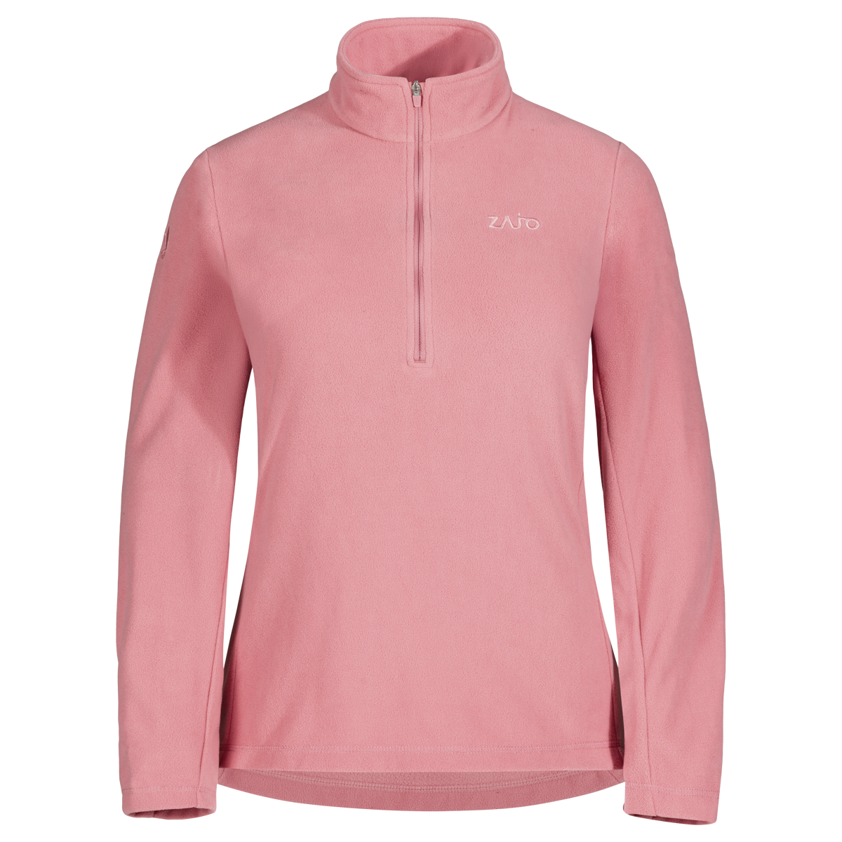 Auro Women's Fleece Zip Top in Tea Rose