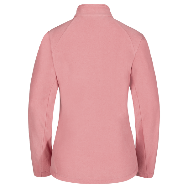 Auro Women's Fleece Zip Top in Tea Rose