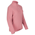 Auro Women's Fleece Zip Top in Tea Rose