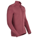 Kovri Men's Merino Grid Jacket in Earth Red