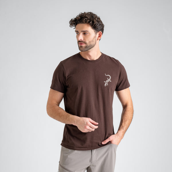 Arbo Men's Organic Cotton T-shirt in Navy Water