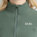 Auro Women's Fleece Zip Top in Light Beige