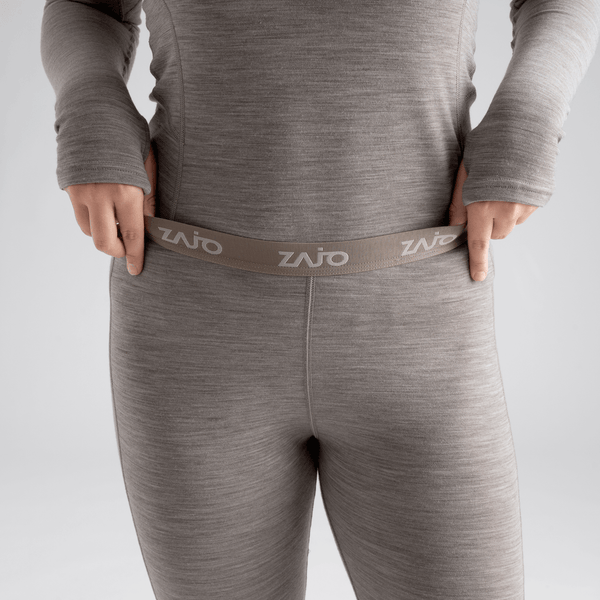 Hejma Women's Merino High Waist Pants — Taupe Beige