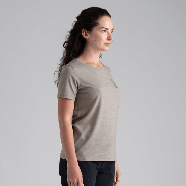 Kora Women's Merino T-shirt — Iced Mauve