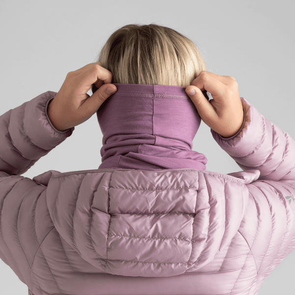 Senti Merino Neckwarmer — Purple