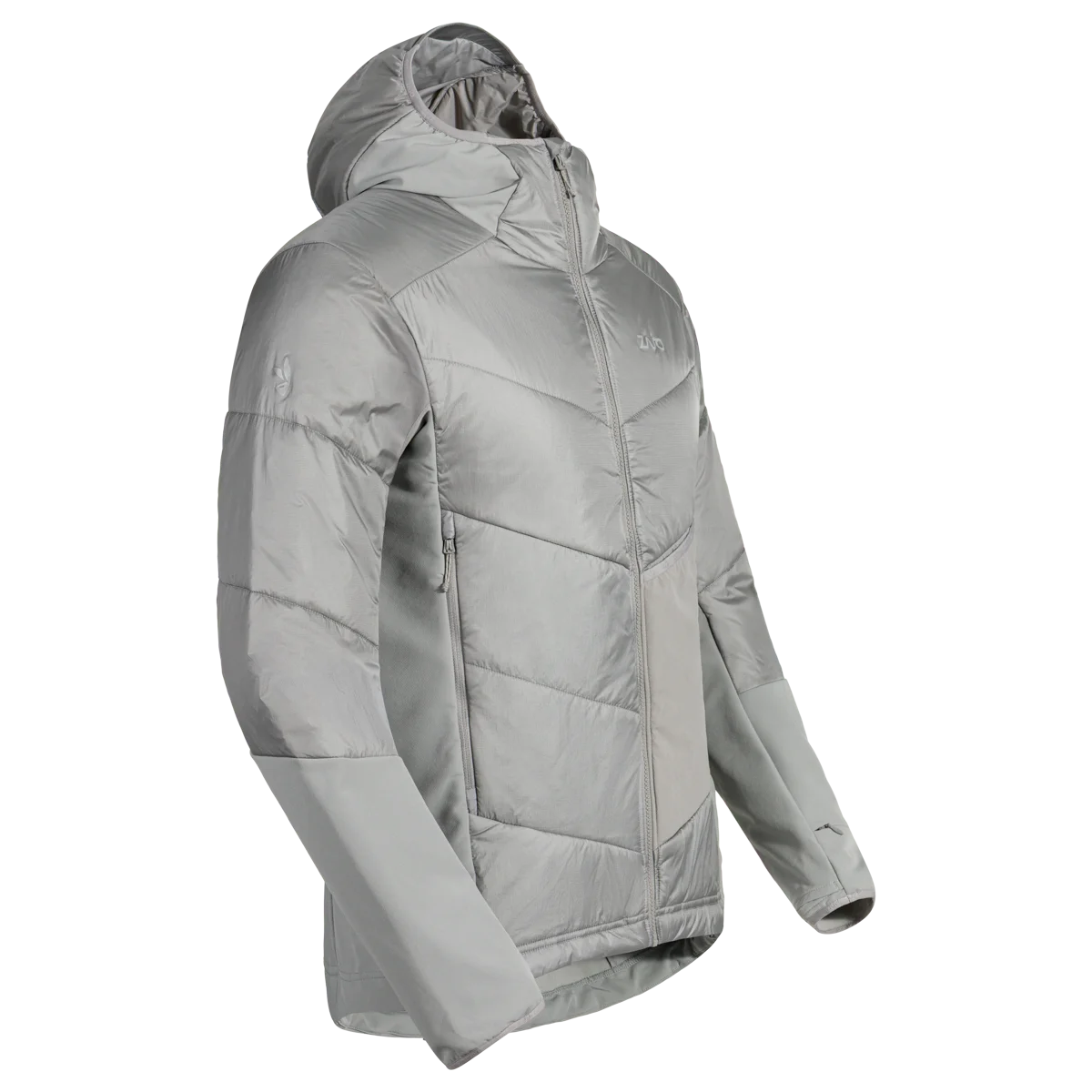 Spiro Men's Insulated Hybrid Jacket — Dove Grey